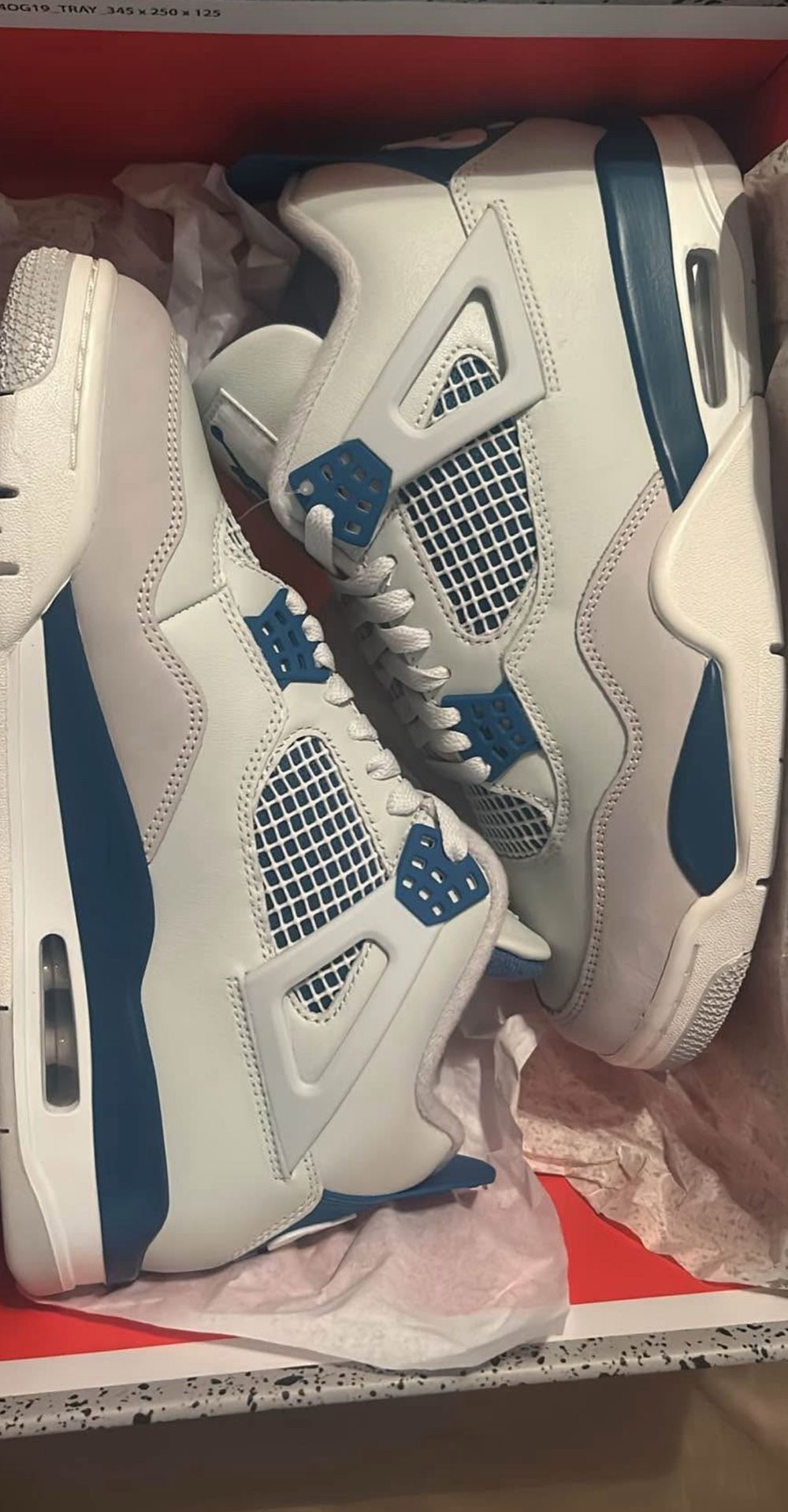 Men Military Blue Jordan 4