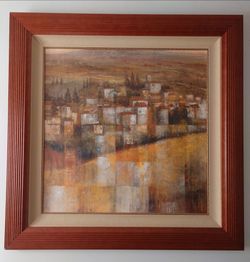 TUSCAN VILLAGE LANDSCAPE PAINTING
