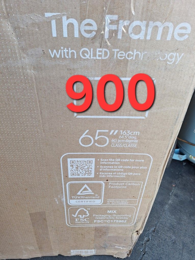 SAMSUNG 65"INCH QLED 4K THE FRAME TV LS03D