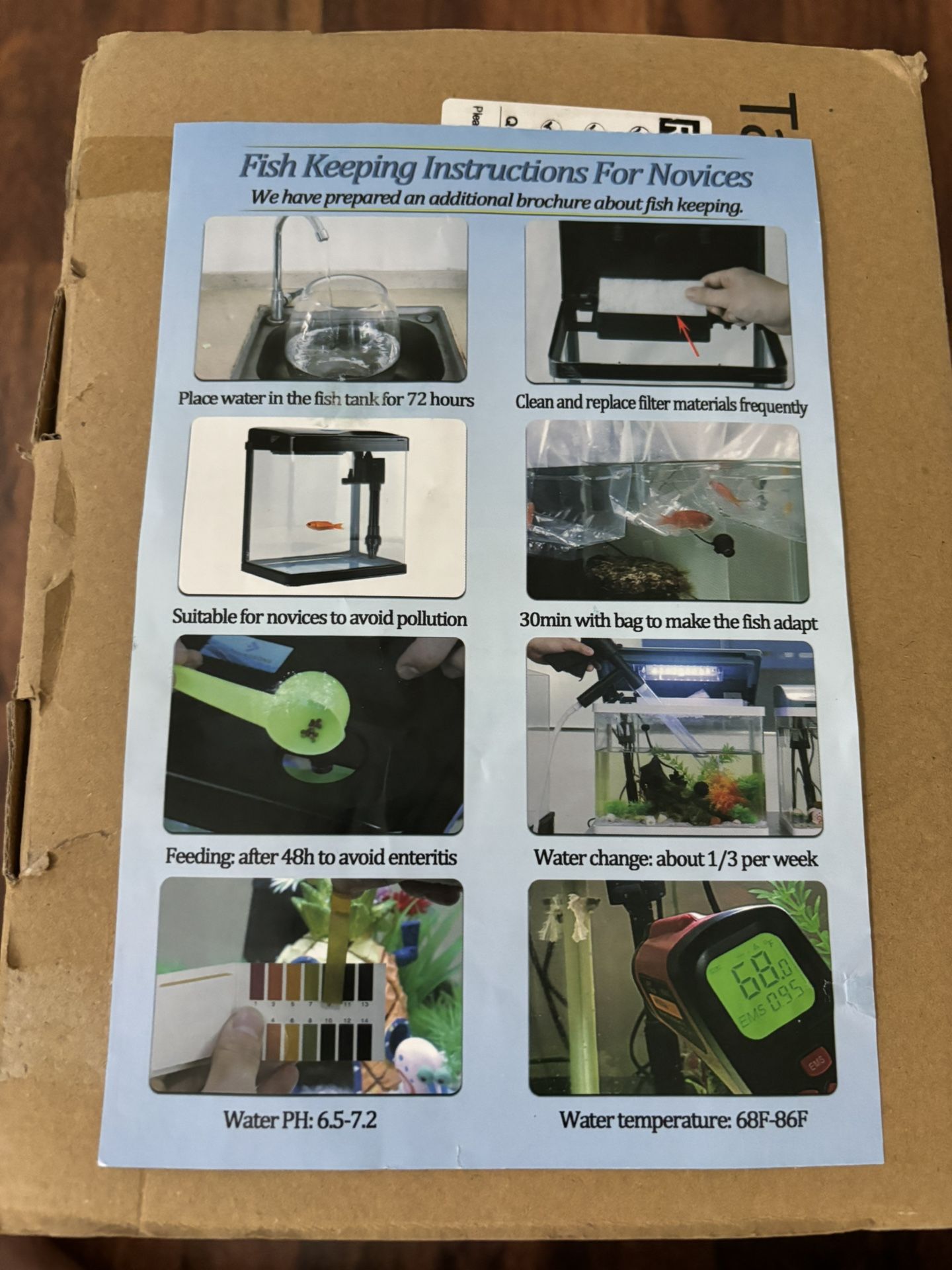 New In Box Compact Fish Tank