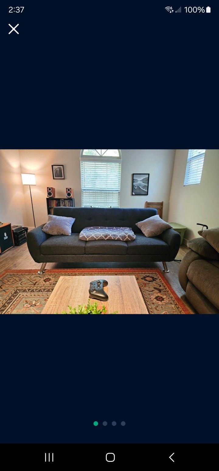 Wayfar - Blue Modern Couch