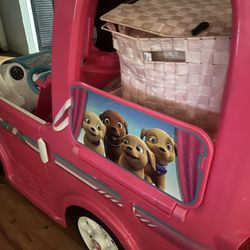 Electric Toddler Barbie Car 
