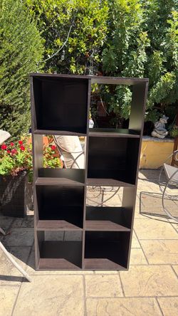 Visit the Winsome Store 3.9 3.9 out of 5 stars (17) Winsome Timothy 9-Pc 4x2 Storage Shelf with 8 Foldable Fabric Baskets, Black and Chocolate
