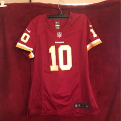 Nike On Field Redskins Griffin III #10 Womens Jersey Medium 