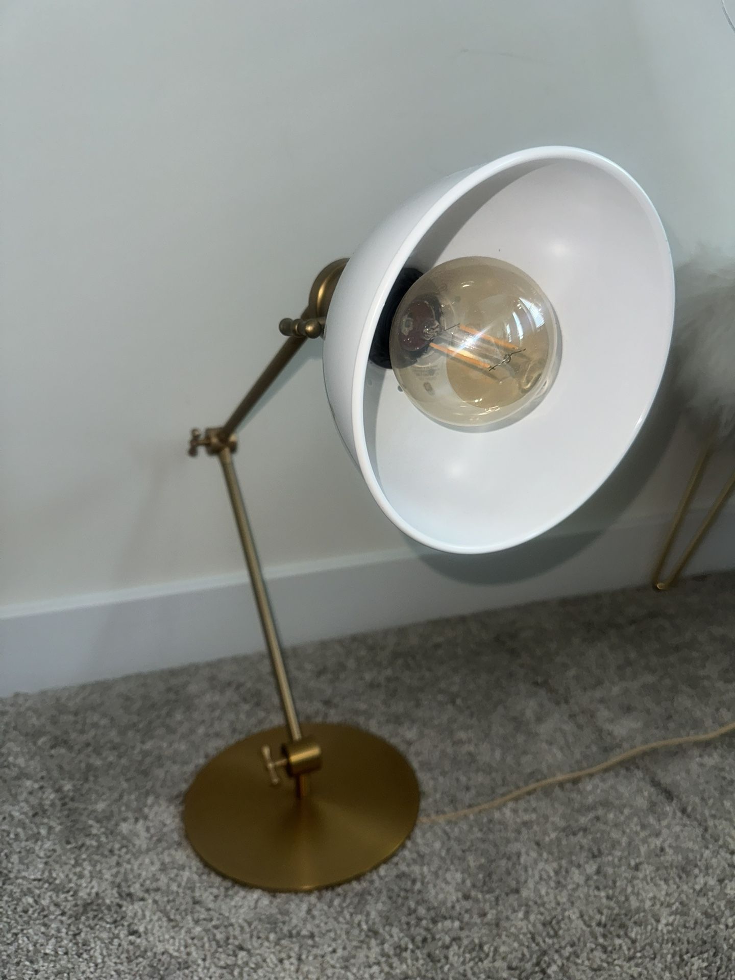 Modern Brass Adjustable Desk Lamp