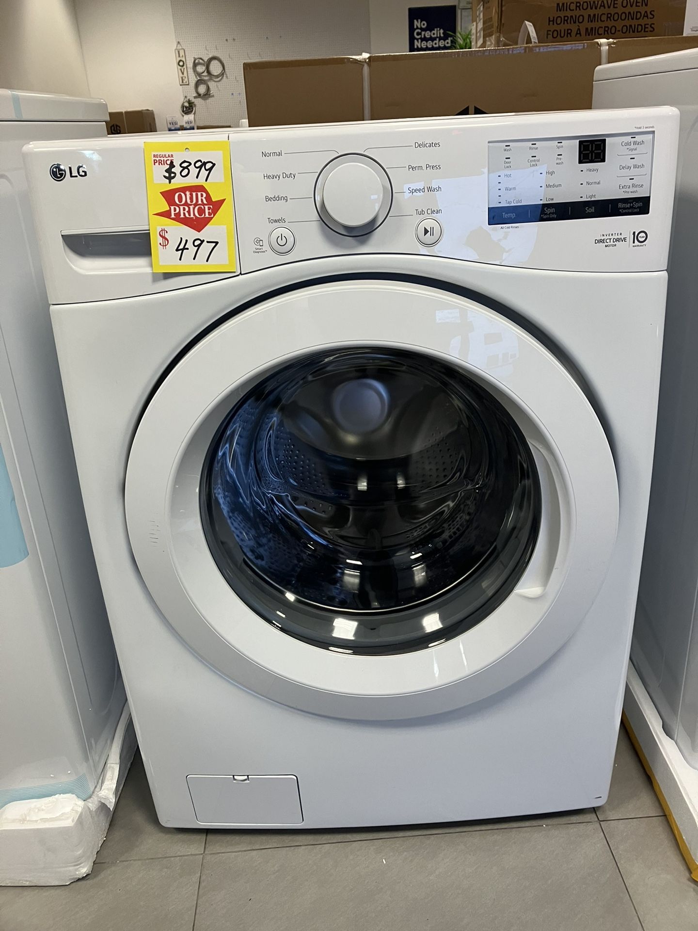 New LG Washer