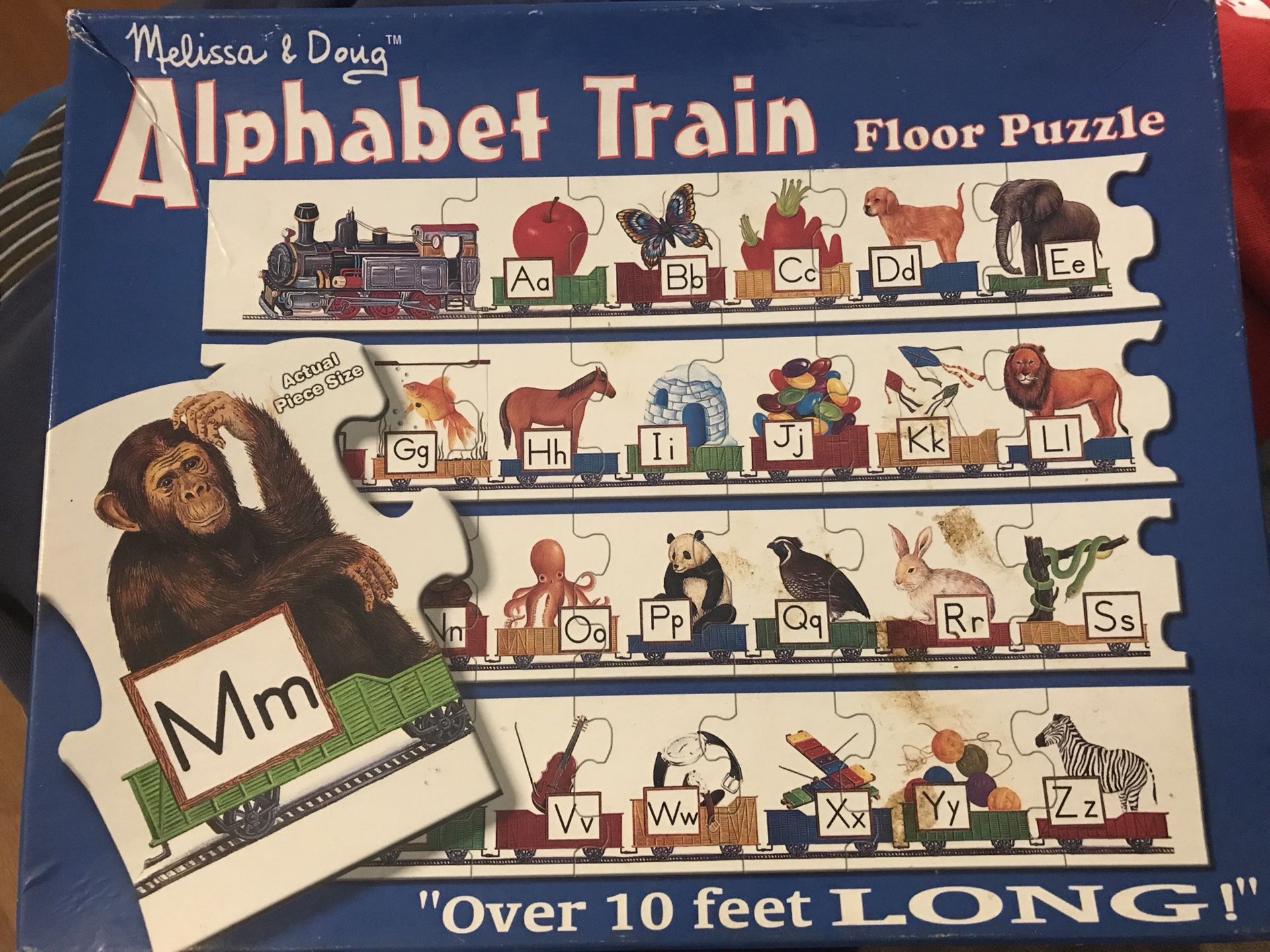Melissa and Doug Alphabet Train Floor Puzzle