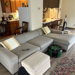 Room And Board Chaise Sectional Couch