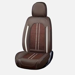 PU leather car seat covers , front & rear seats, Brown. New