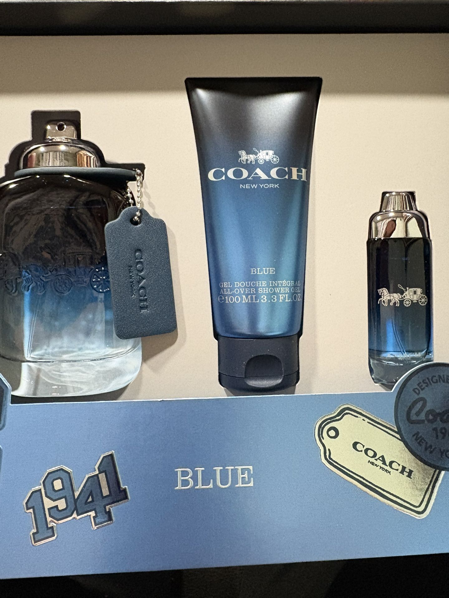 Coach Blue Perfume Set