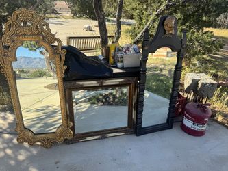 Xl beautiful cherub vintage mirrors