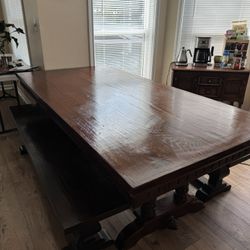 Acacia Wood Dining Table 