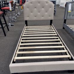 Twin Size Bed Frame With Mattress 