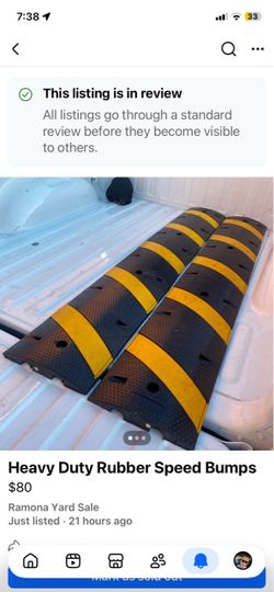 Heavy Duty Rubber Speed Bumps