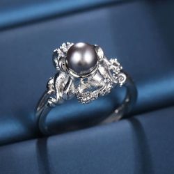 925 Silver Octopuses Ring 