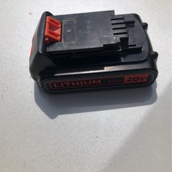 Black And Decker 20v Lithium Battery 