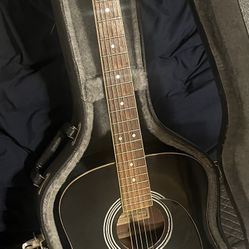 Harmony Acoustic Guitar With Hard Case 