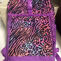 Leopard Print Backpack 🎒 