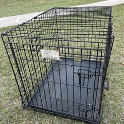 Dog cage 31x21 in good condition