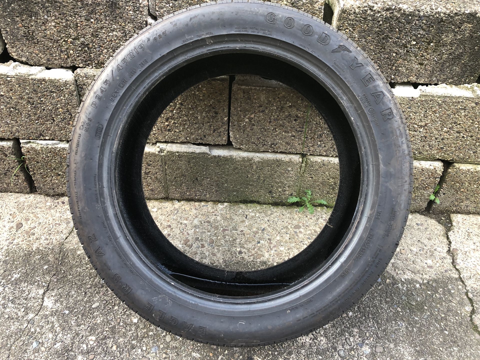 Goodyear Eagle rs a2 245/45/r19