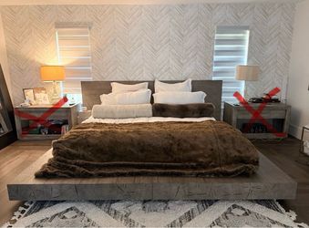 Restoration Hardware Aspen French Oak Panel King Bed