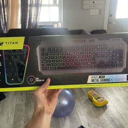 Titan Metal Gaming Keyboard Still In Box 