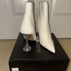 Ivory boots 