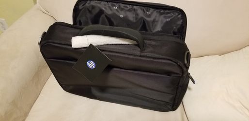 HP 17" Black Padded High Quality Laptop Bag Briefcase with Shoulder Strap