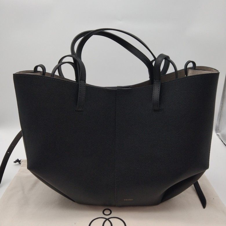 Polene Cyme Tote Bag Black