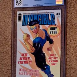  Graded 9.8 Invincible #42 CGC NICE!
