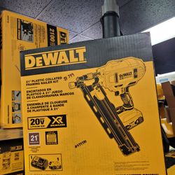 Dewalt 21 Degree Framing Nailer Kit 