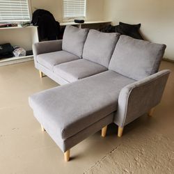 Gray Sectional Sofa 