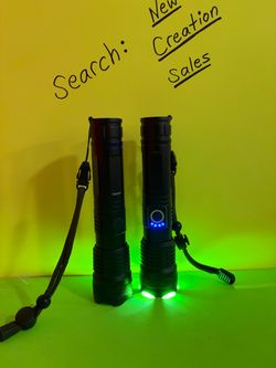 NEW 2 PACK BUNDLE Rechargeable LED Flashlights Super Bright Tactical Handheld Flashlight for Camping Outdoors Hiking Emergency