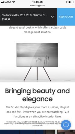 Samsung TV studio stand - brand new!