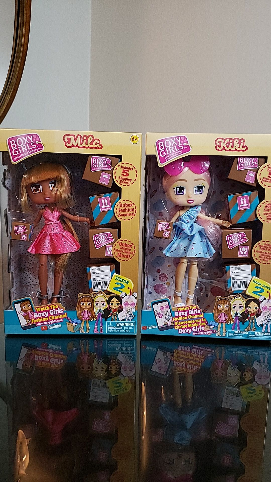 Jay at play Boxy Girls Series 2 Dolls- Kiki and Mila