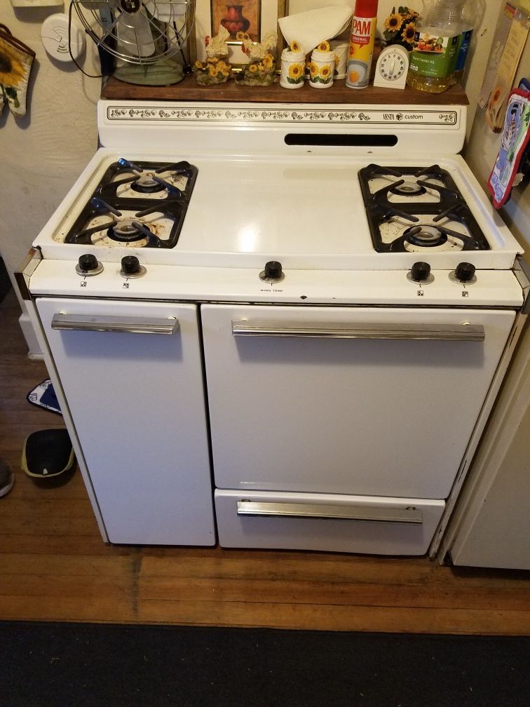 Antique old Vesta custom gas stove