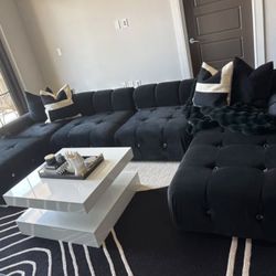 NEW Black Cloud Couch