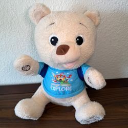Interactive Plush Bear with Explore Backpack and Storybooks
