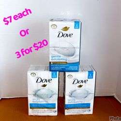 Dove gentle exfoliating bark soap 6pk
