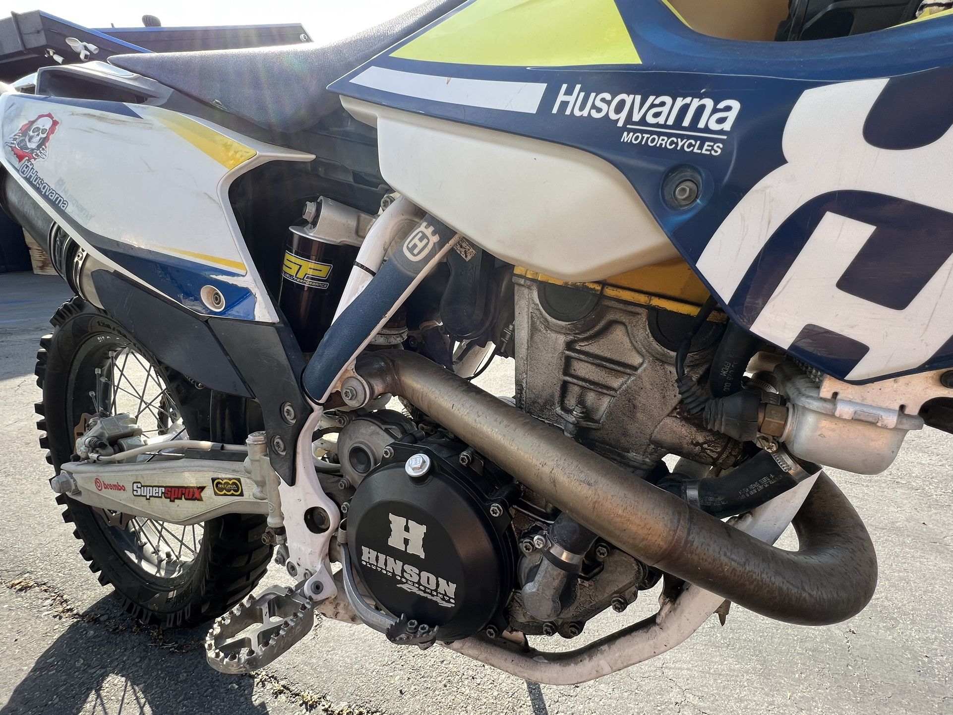 2016 Husqvarna FE 350 Street Legal Enduro Motorcycle for Sale in Orange