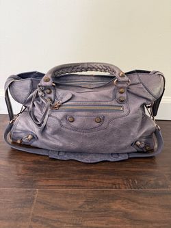 Balenciaga City Classic Studs Leather Bag