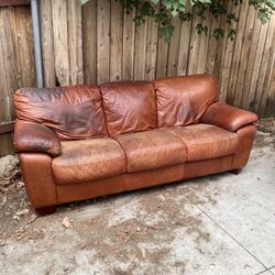 Free leather Couch