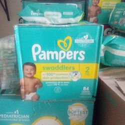 Pampers Swaddlers Size 2 84 Count 