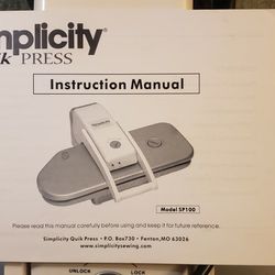 Simplicity SP100 Press
