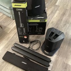 BOSE L1 COMPACT PORTABLE SPEAKER SOUND AUDIO SYSTEM W/ SUBWOOFER AND CARRY CASE 📞209📞783📞9886