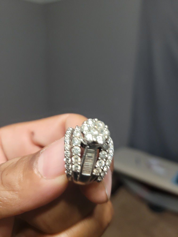 7.5ct Diamond  Wedding Ring 