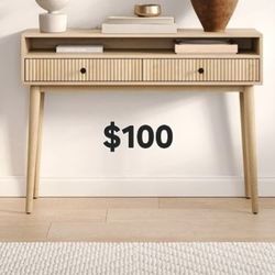Light Oak Console Table