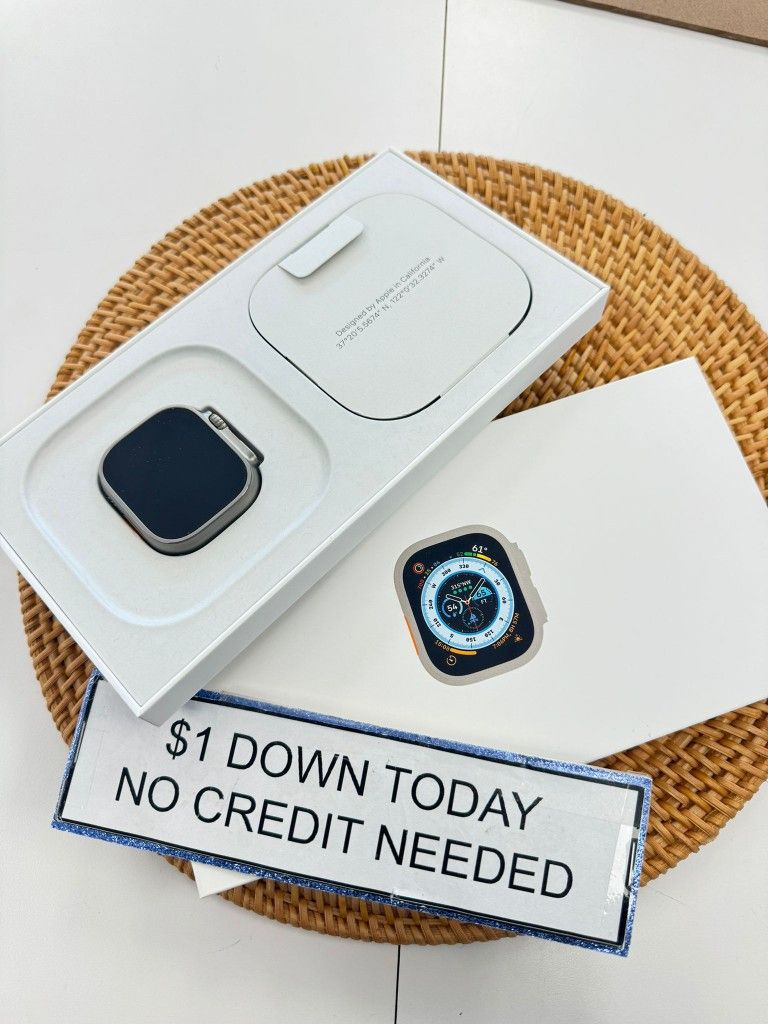 Apple Watch Ultra 1 Smartwatch - Pay $1 DOWN AVAILABLE - NO CREDIT NEEDED