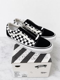 Vans Old Skool x Dover Street Market (DSM) Checkerboard, black/white.