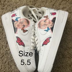Size 5.5 Custom Air Force 1